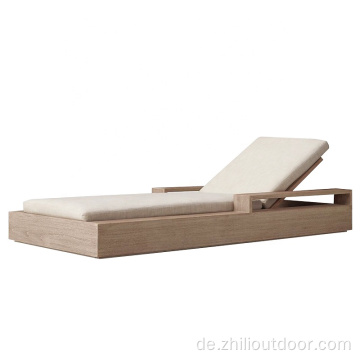 Pool Lounger Stuhl Teakholz Holz Sonne Liege